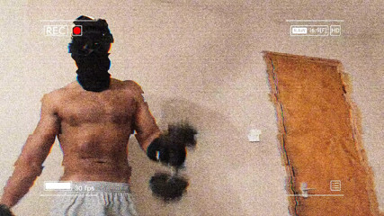 Roadman Works Out And Checks Out His Muscles