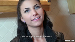 Mofos - Smooth Talker Convinces Euro Brunette Caprice to Show How Hungarian Girls Work the Pipe