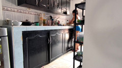 My Step-stepbrother Spied on Me While Cleaning the House