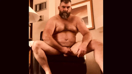BravoXray Amped up Bear Explores With Wife's Toy In Hotel.