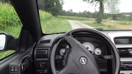 Jerk off in my convertible car with plug in my butt