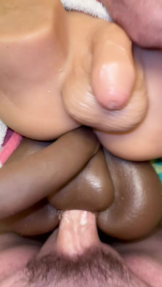 Talking dirty to you while fucking sex toy