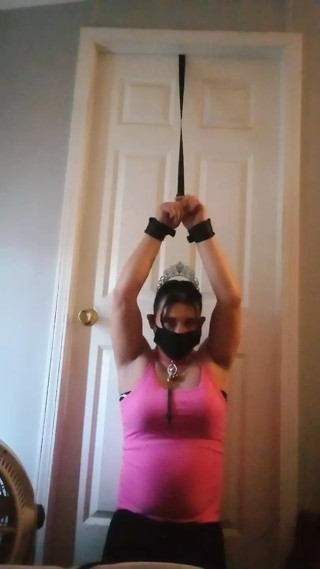 Bound sissy awaiting mistress thumbnail