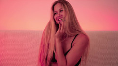 A beautiful blonde moans from big donations