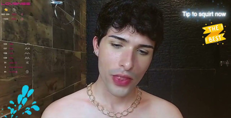 Glutton Eating While Having Sex and Masturbating Naked on Camera