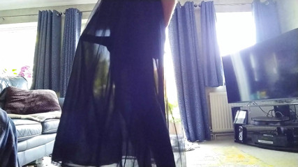 Little bit of sexy black nightie thumbnail