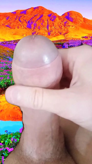 BIG COCK CUM SWALLOW JOCKER'S COCK - HOT TRANS