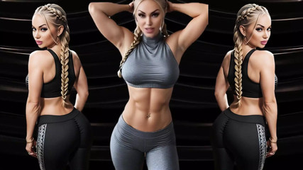 Crushed by Goddess Goldy&#039;s Muscles
