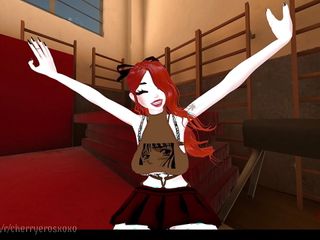 Lil Step Sister CherryErosXoXo Cheerleader VR Fansly Livestream FREE Video