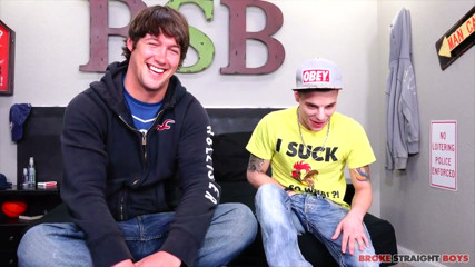 Straight Boy Teaches How to Suck Cock