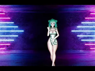 Sexy Miku In Hot Chinese Dress Dancing + Gradual Undressing (3D HENTAI)