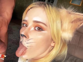 Sweetie Fox Doggystyle, Suck and Cum in Mouth - Steampunk Co