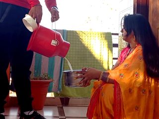 Desi bhabhi fucked by milkman with nice blowjob scene.