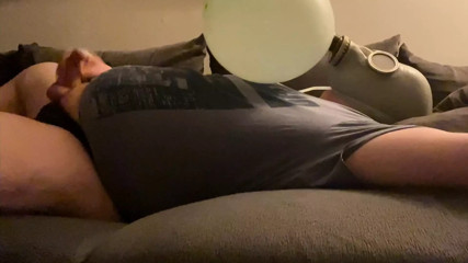 BHDL - N.V.A. GASMASK BREATHPLAY - TRAINING WITH BALLON BREATHBAG AND CUMMING