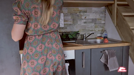 I Wanted to Stuff the Turkey, He Wanted to Stuff His Big Black Cock Into Me – Interracial Creampie