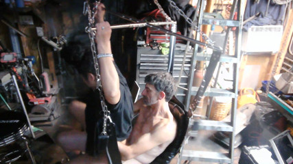 BIG SEXY LATINA MILF GETS POUNDED HARD BY HER MAN IN SEX SWING