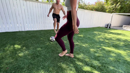 Hot Blonde Soccer Mom Gets a Goal Scored on Her Pussy