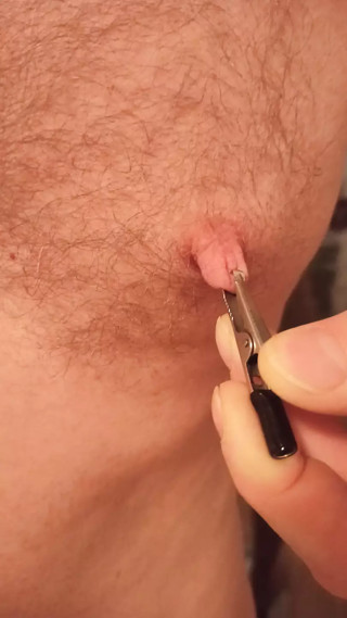 Dripping cock in cockcage