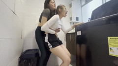 My Lesbian Stepsister Helps Me Wash My Dirty Clothes