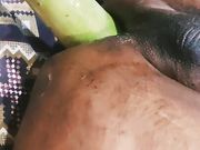 Fisting and vegetable 🍆 inside asshole with prolapse 
