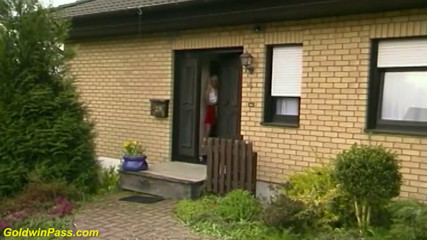 Rough German big cock anal party