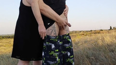 Fat Cougar Holds My Dick While I Pee and Then Jerks off and Sucks My Dick Close up