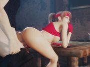 Jessie gets fucked on the table Final Fantasy 7 Rebirth Porn