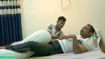 Cheating Girlfriend Shared for Fucking! Indian Threesome Sex