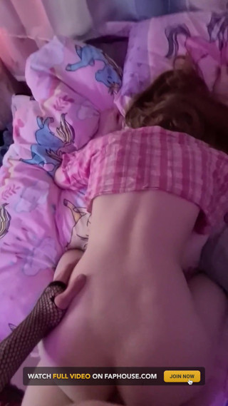 Letting My Massive Dick Trans GF Fuck My Ass Raw thumbnail