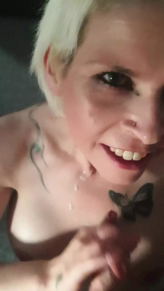 Blow Job With Cum On Tits Finish