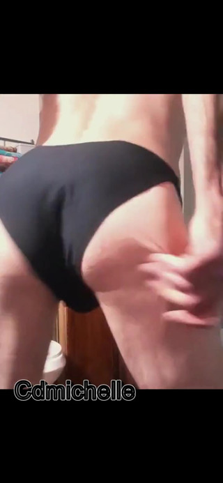 Crossdresser Cdmichell Wearing Black Panties thumbnail
