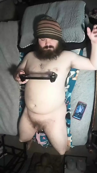 Uncle Likes to Play his Switch Laying on his back