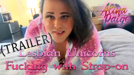 Lesbian Unicorns Fucking with Strap-on (TRAILER)