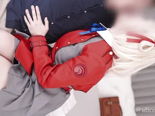 Lycoris recoil Chisato cosplaying passionate raw sex hentai video.