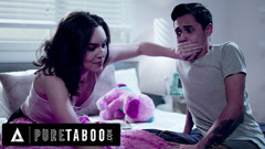 PURE TABOO Freya Parker Tricks Stepsister's Secret Lover Into Sneaky Sex To Avoid StepParents' Anger