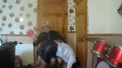 shelly and suzy leather fun