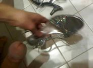 Cum into weedin shoes
