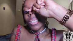 Fetish Ebony Bug Nose Picking Nostrils Snots Lick Them