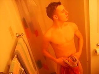 Twink With a Big Dick Showering