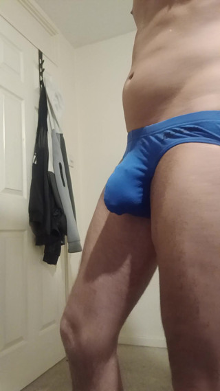 Showing off my cock in joggers