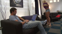 Lusty Babe Wants to Try Different Positions on the Couch