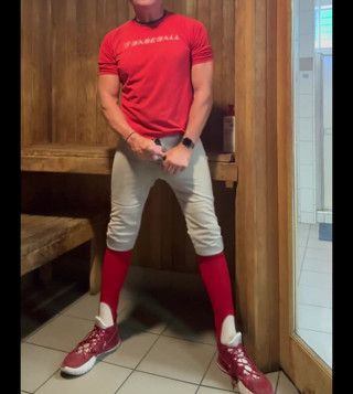 Alpha Jock fun in the sauna with JockDad87 part 8