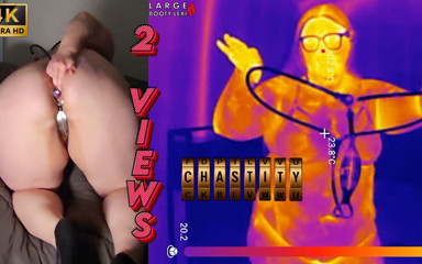 First Time Locked in Chastity Belt! Complete Collection Plus Ass Fingered Deep Then Stuffed with 2 Huge Butt Plugs