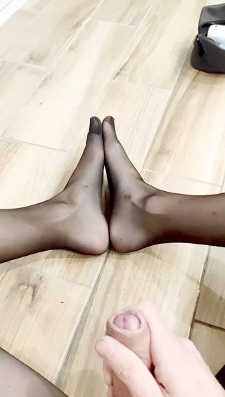 Femboy Black pantyhose