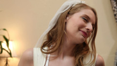 Nyrobi and Ela: After Wedding Strap-on and Wet Lesbian Orgasms
