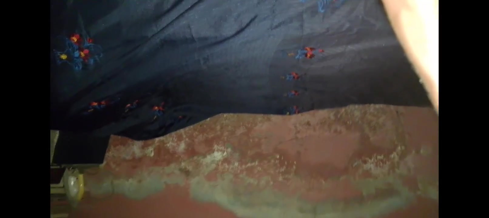 The newness of masturbation in a rustic room