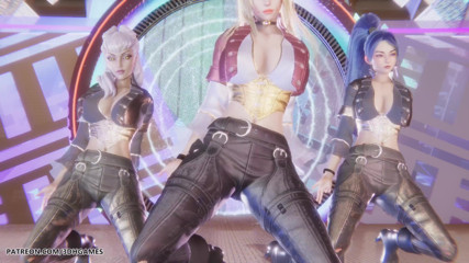 Kard - Gunshot Ahri, Kaisa &amp; Evelynn Sexy Striptease