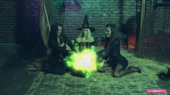 Dirty orgy with horny witches