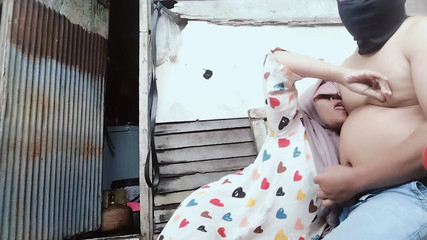 Riani asked to be out of the room because she was too busy with her husband's