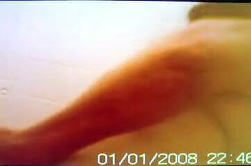 My wife in the shower